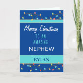 素敵な甥へのクリスマスカード シーズンカード (正面)