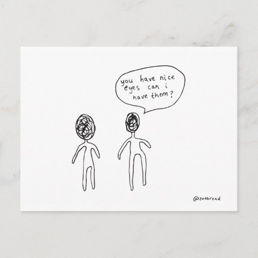 素敵な目のポストカード ポストカード (正面)