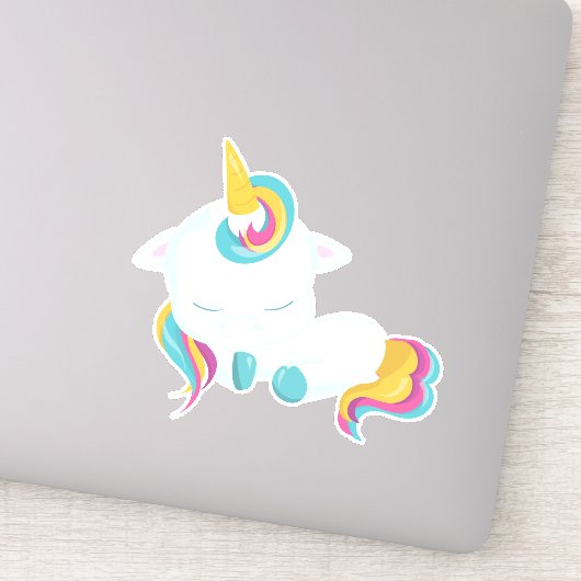 素敵な眠れるユニコーン シール (詳細)