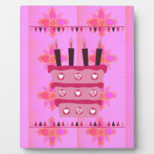 素敵な祝福に満ちたすばらしい幸せな誕生日をお過ごしください フォトプラーク (正面)