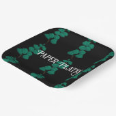 素敵な紙プレート文字とパイレーツフォントサイズ ペーパープレート (傾斜あり)