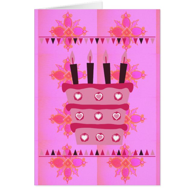 素敵な素敵な賛美ハッピーバースデーを持つ (正面)