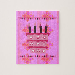 素敵な素敵な賛美ハッピーバースデーを持つ ジグソーパズル