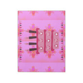 素敵な素敵な賛美ハッピーバースデーを持つ ノートパッド (回転)