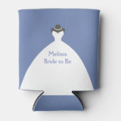 素敵な結婚ガウンブライダルシャワー 缶クーラー (正面)