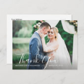 素敵な結婚台本感謝していのあなたの写真カード ポストカード (正面/裏面)