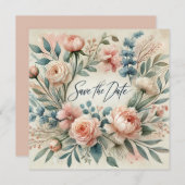 素敵な結婚式のご案内(Save the Date) 招待状 (正面/裏面)