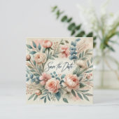 素敵な結婚式のご案内(Save the Date) 招待状 (スタンド正面)