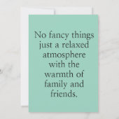 素敵な結婚式のカード 招待状 (裏面)