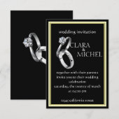 素敵な結婚式の招待状カードを特別な日に 招待状 (正面/裏面)