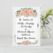 素敵な結婚式招待状 招待状 (スタンド正面)