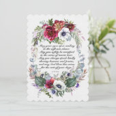 素敵な結婚式招待状 招待状 (スタンド正面)