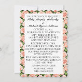 素敵な結婚式招待状 招待状 (裏面)