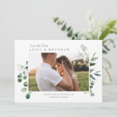 素敵な緑の結婚式は日付カードを除く サンキューカード (スタンド正面)