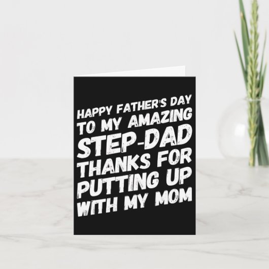 素敵な義父さん、いろいろ大変だったね。ありがとう カード (正面)