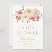 素敵な脚本のブライダル·シャワーの招待カード 招待状 (正面)