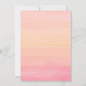 素敵な脚本のブライダル·シャワーの招待カード 招待状 (裏面)