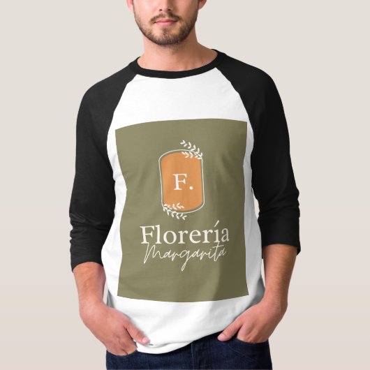 素敵な花のデザイン  Tシャツ (正面)