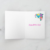 素敵な花のマザーズデーカード 最高のママ カード (内部)