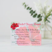 素敵な花の ブライダルシャワーブランunch 招待状 (スタンド正面)