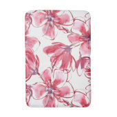 素敵な花柄のバスマット バスマット (正面縦)