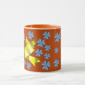 素敵な花鳥の贈り物 マグカップ (中央)