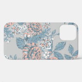 素敵な花。モノクロオーナメント。シームレスなパス Case-Mate iPhoneケース (裏面 (横))