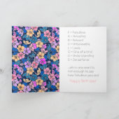 素敵な蝶の贈り物のアイデア カード (内部)