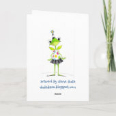 素敵な記念日 - アニバーサリーカード カード (裏面)