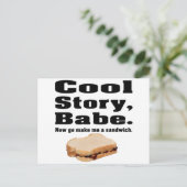 素敵な話だね、ベイビー ポストカード (スタンド正面)