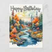 素敵な誕生日をお過ごしください ポストカード (正面)