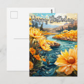 素敵な誕生日をお過ごしください ポストカード (正面/裏面)