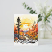 素敵な誕生日をお過ごしください ポストカード (スタンド正面)