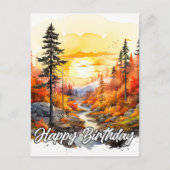 素敵な誕生日をお過ごしください ポストカード (正面)