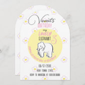 素敵な象。招待状 招待状 (正面/裏面)