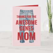 素敵な遺伝子をくれてありがとう ママ 母の日 カード (正面)