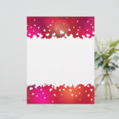 素敵な飛んでいるハート縁どの文房具 (スタンド正面)