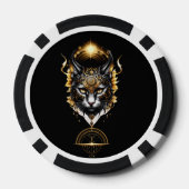 素敵な黒猫。 ポーカーチップ (裏面)