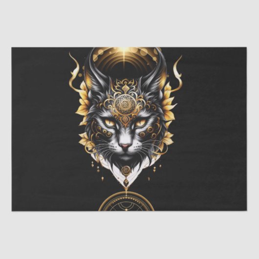 素敵な黒猫。 薄葉紙 (正面)