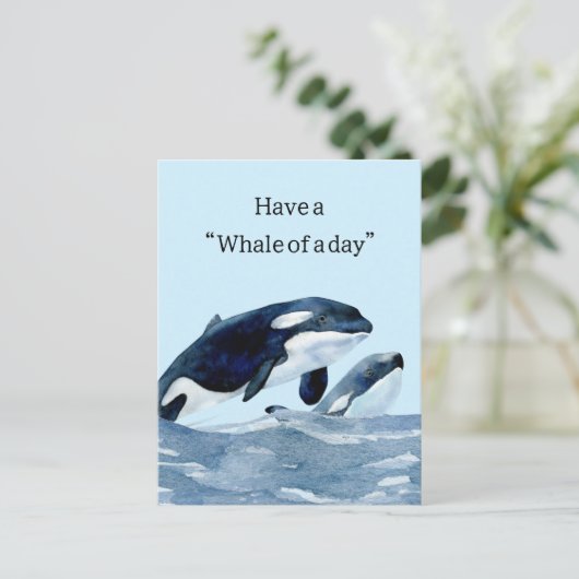 素敵な１日を！誕生日おめでとう ポストカード (スタンド正面)