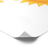 素敵な1日を過ごす – 笑顔の太陽 ポスター (角)