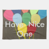 素敵な1日を! 誕生日 自分で作る キッチンタオル (横)