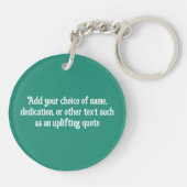 素敵な1920sレディアールヌーボースタイル – 追加文字 キーホルダー (裏面)