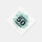 素敵な50歳の誕生日 スタンダードカクテルナプキン (角)