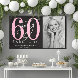 素敵な60歳の誕生日パーティー 横断幕