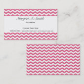 素敵な、トレンドピモダンンクのシェブロンプロフェッショナル 名刺 (正面/裏面)