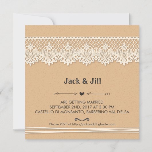 素敵な 案内状 (正面)