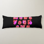 素敵なDIYホームデコール、自分で作る ボディピロー (正面)