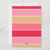 素敵なXOXO編集可能カラーバレンタインデーカード シーズンカード (裏面)