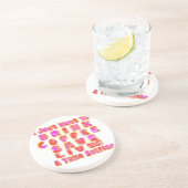 素敵！ コーヒーを飲んで、命を救いたいだけなの コースター (側面)